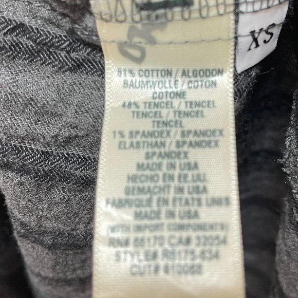 Anthropologie Cloth & Stone Grey Striped Tunic sz XS - Picture 8 of 12